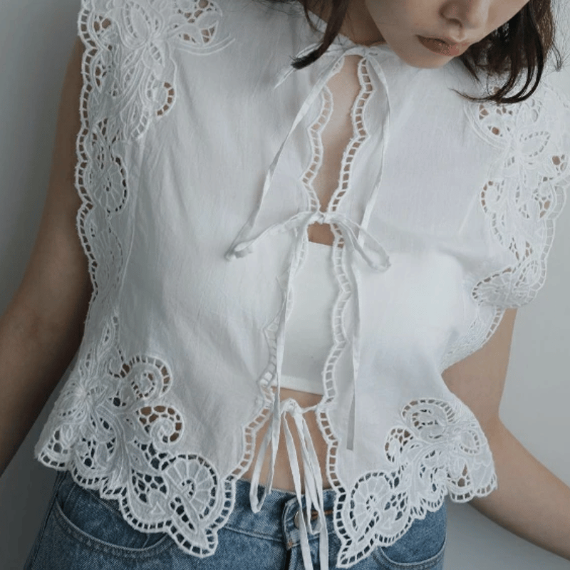 専用⭐︎anuke Cutwork Lace Shirts ホワイト fXHc4qmwaGaS.jpg?width=768