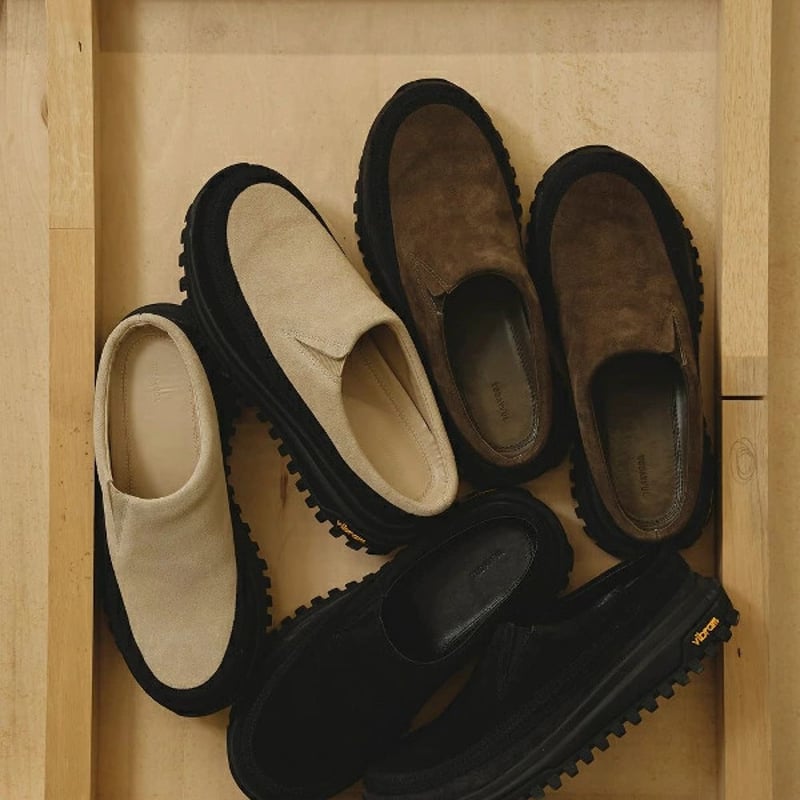 TODAYFUL トゥデイフル Vibramsole Leather Sabot ヴィブラムソ