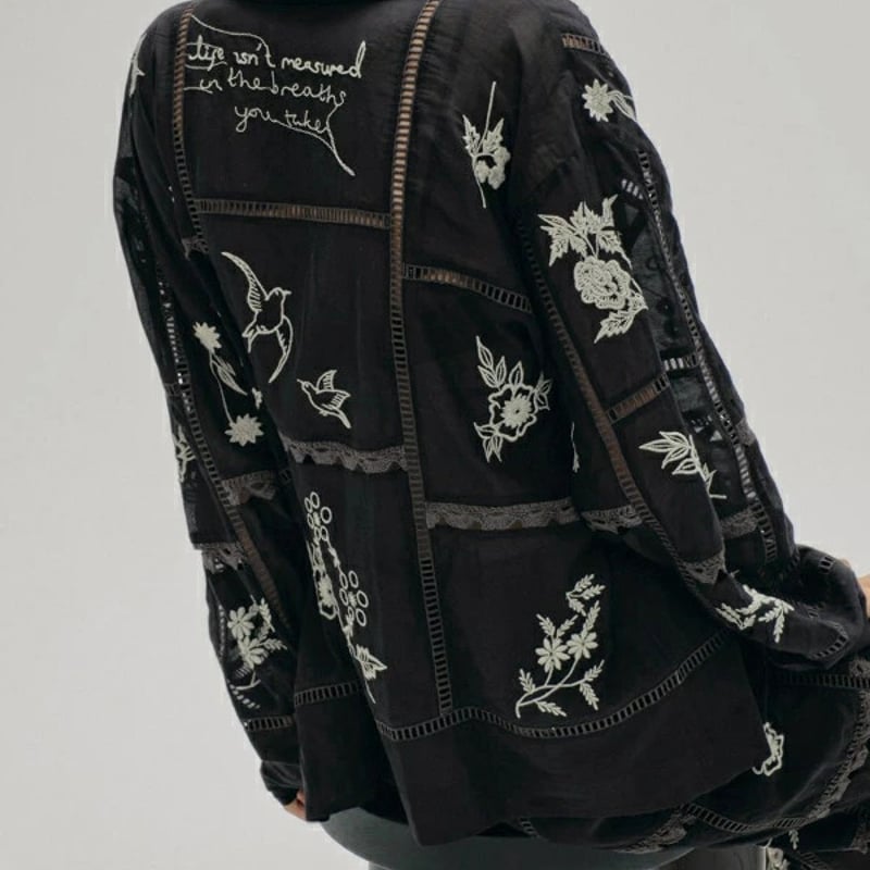 TODAYFUL トゥデイフル Life Embroidery Patchwork Shirt