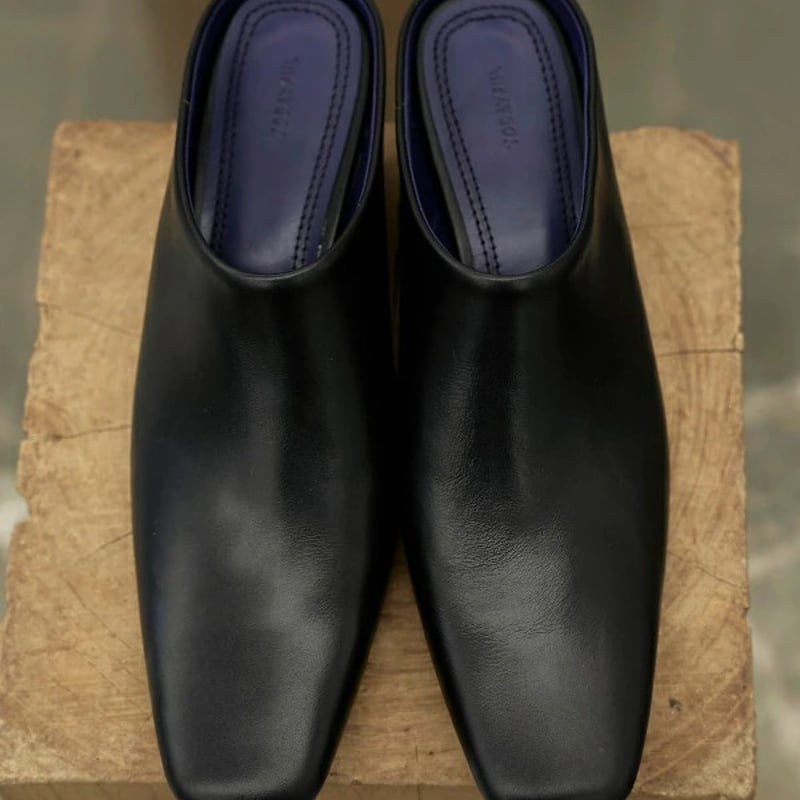 TODAYFUL トゥデイフル Squaretoe Leather Sabot スクウェアトゥ