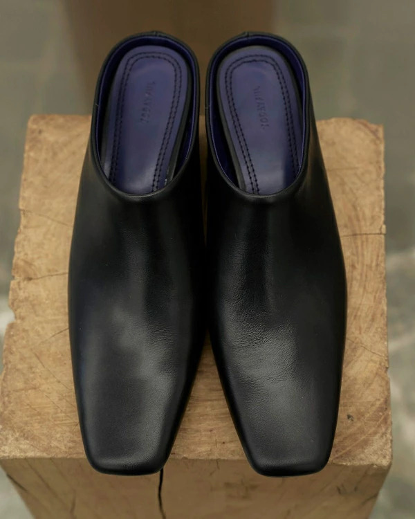 TODAYFUL トゥデイフル Squaretoe Leather Sabot スクウェアトゥ