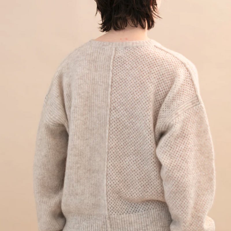 PERVERZE】Stripe Mohair Wide Cardigan PERVERZE（パーバーズ）の