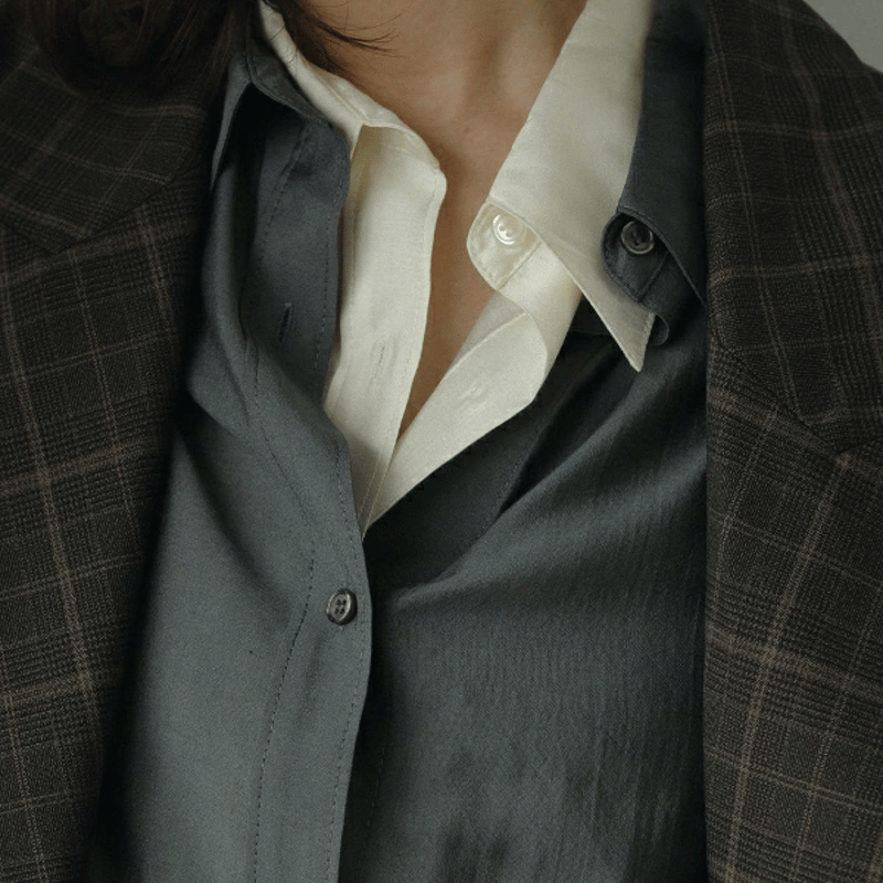 即納】anuke アンヌーク anuke Sheer Stripe Shirts シアーストライプ