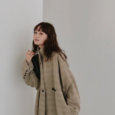 Hella ヘラ tweed long coat ツイードロングコート h253-01
