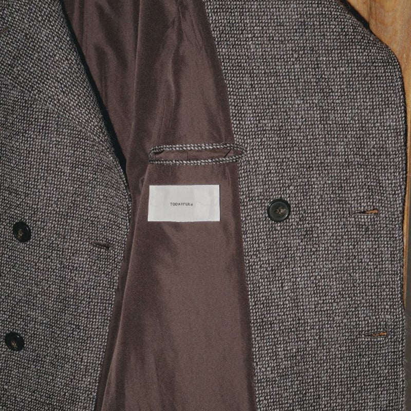TODAYFUL トゥデイフル / Doublecollar Tweed Coat ダブルカラ TODAYFUL トゥデイフル / Doublecollar Tweed Coat ダブルカラ