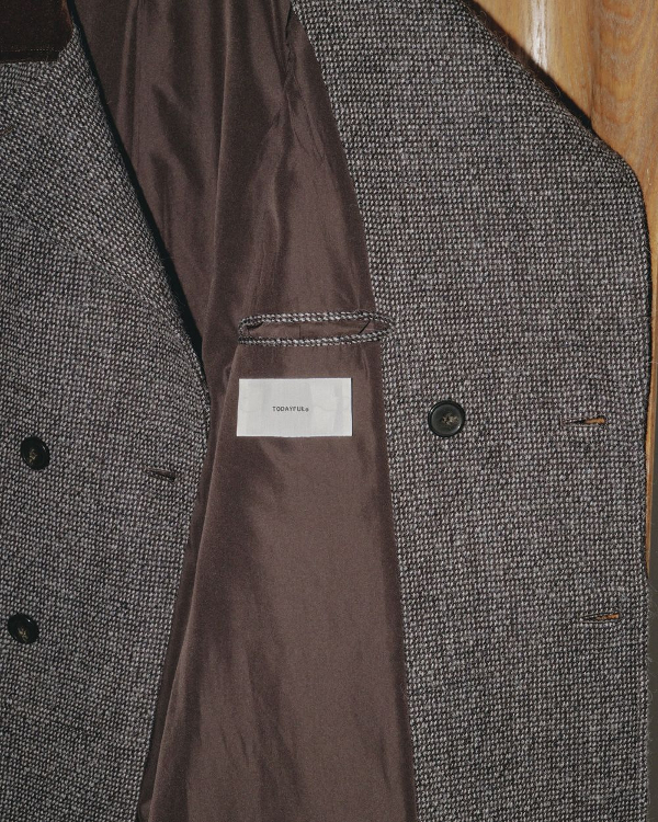 TODAYFUL トゥデイフル / Doublecollar Tweed Coat ダブルカラ TODAYFUL トゥデイフル / Doublecollar Tweed Coat ダブルカラ