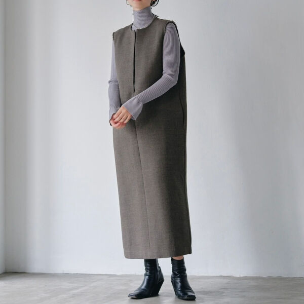 TODAYFUL トゥデイフル LIFE's ライフズ / Doubleface Wool Keyneck Dress ダブルフェイスウールキーネック ドレス / 12320308 TODAYFUL トゥデイフル LIFE's ライフズ / Doubleface Wool Keyneck Dress ダブルフェイスウールキーネック ドレス / 12320308