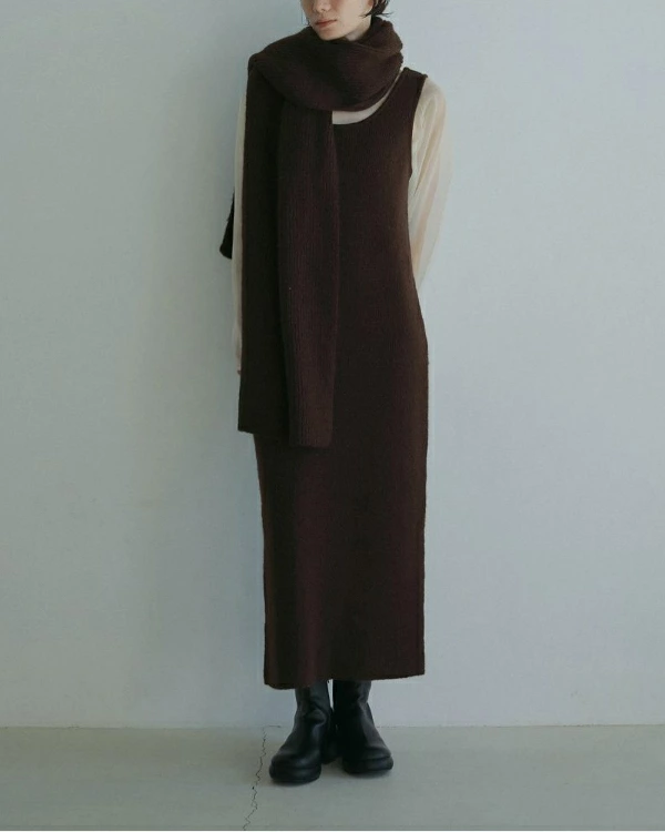 ànuke アンヌーク anuke Soft Uneck Onepiece ソフトUネックワン