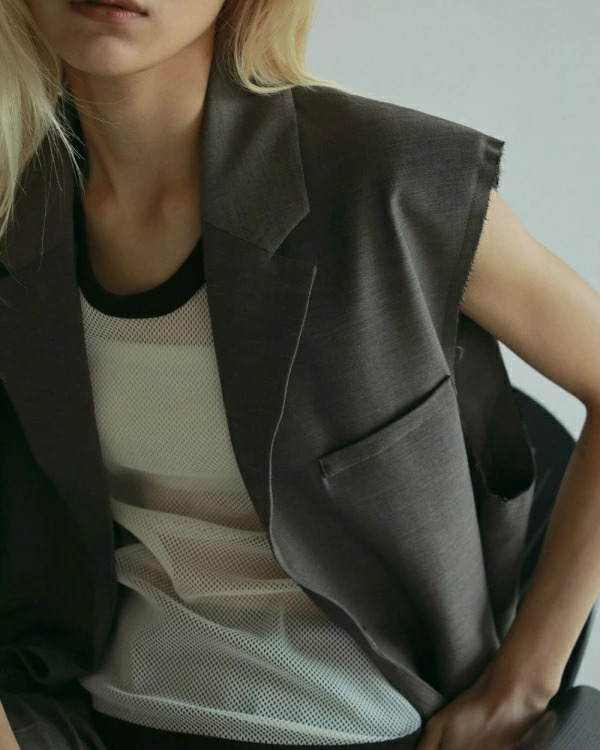 ànuke アンヌーク anuke Cutoff Over Vest カットオフオーバーベスト