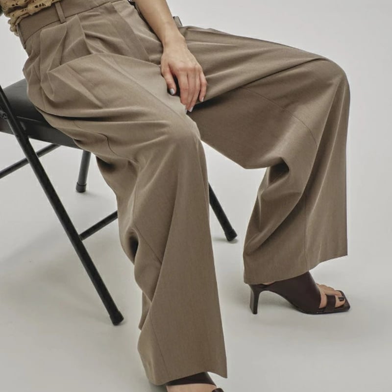 TODAYFUL トゥデイフル Twill Wide Trousers ツイルワイドトラウザー