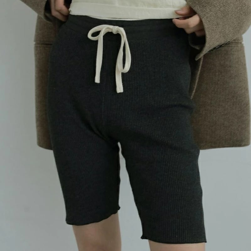 アンヌーク anuke リブバイカーパンツ ànuke online store（アンヌーク） / Rib Biker PantsRib Biker