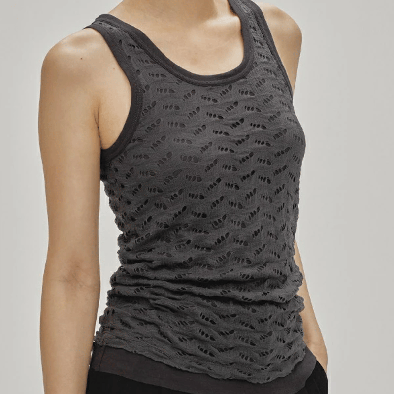TODAYFUL トゥデイフル Jacquard Sheer Tanktop ジャカードシアー