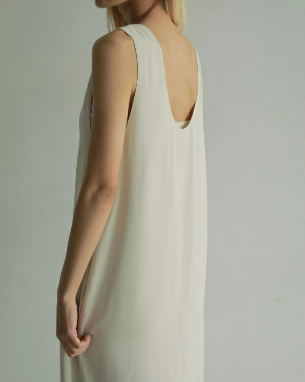 ànuke アンヌーク anuke Twill Uneck Onepiece ツイルユーネック