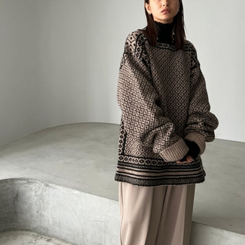 TODAYFUL トゥデイフル LIFE's ライフズ / Nordic Over Knit