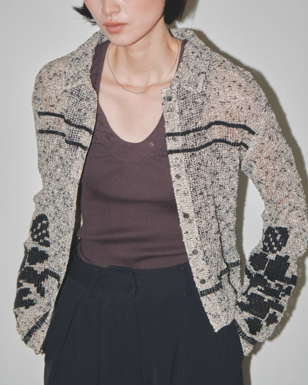 トゥデイフル　Embroidery Mesh Shirts TODAYFUL トゥデイフル Embroidery Mesh Shirts エンブロイダリー