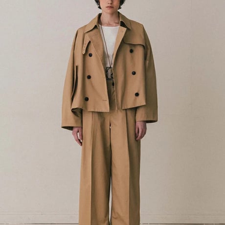 CREDONA クレドナ NORMANDY HALF TRENCH COAT ノルマンディハーフトレンチコート 1425500354
