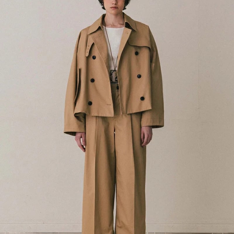 CREDONA クレドナ NORMANDY HALF TRENCH COAT ノルマンディハー
