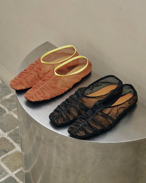 TODAYFUL トゥデイフル / Sheer Gather Flatshoes シアーギャザ TODAYFUL トゥデイフル / Sheer Gather Flatshoes シアーギャザ