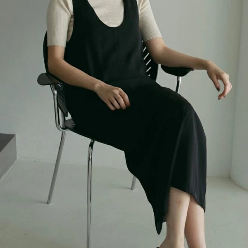 ànuke アンヌーク anuke Twill Uneck Onepiece ツイルユーネック