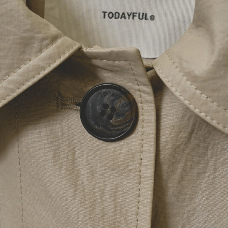 最終値引き‼️TODAYFUL Nylon Soutiencollar Coat セール】Nylon Soutiencollar Coat（ステンカラーコート
