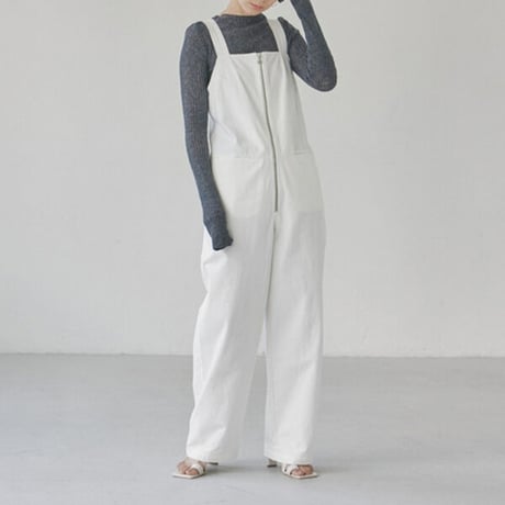 TODAYFUL トゥデイフル / LIFE's ライフズ / Frontzip Twill Salopette フロントジップツイルサロペット オールインワン / 12310313 吉田怜香