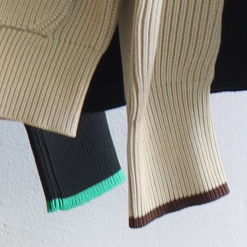 LE MELANGE ル メランジュ ルメランジェ / ショールカラーニット