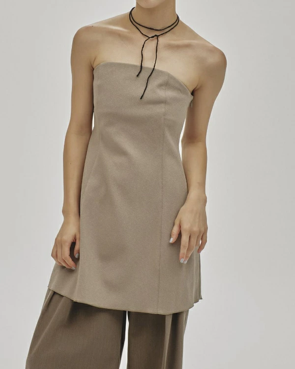 トゥデイフル　ジョーゼット　ベアチュニック TODAYFUL トゥデイフル Georgette Bare Tunic ジョーゼットベア