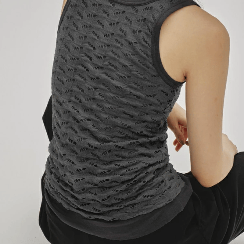 TODAYFUL トゥデイフル Jacquard Sheer Tanktop ジャカードシアー