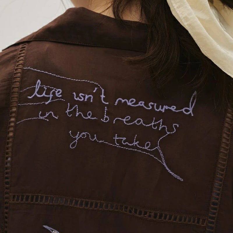 TODAYFUL トゥデイフル Life Embroidery Patchwork Shirt