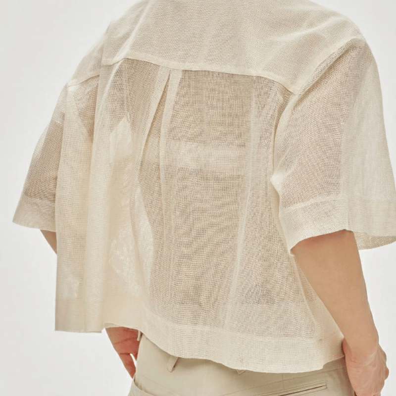 todayful メッシュショートシャツ6/15 22時迄出品 TODAYFUL トゥデイフル メッシュ ショート シャツ｜BORN FREE