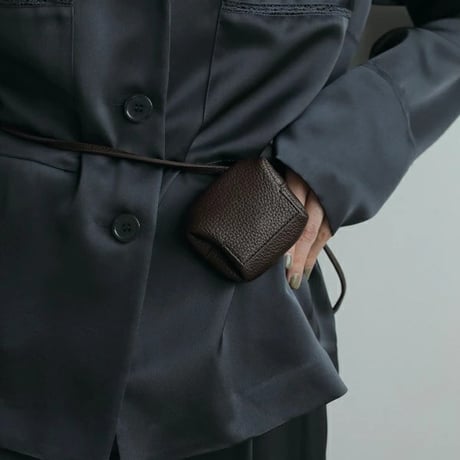 ànuke アンヌーク anuke Ecoleather Waist Pouch エコレザーウェストポーチ 鞄 62521023 船曳ひろみ