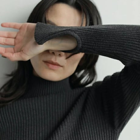ànuke アンヌーク anuke Slit Turtle Knit スリットタートルニット 62520530 船曳ひろみ