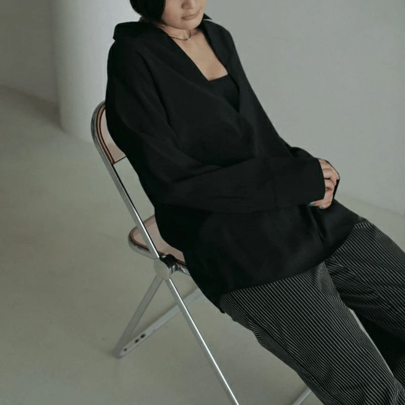 ànuke アンヌーク anuke Skipper Sheer Shirts スキッパーシアー