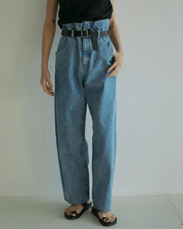 anuke Waist Tuck Denim ウェストタックデニム 36 ànuke アンヌーク anuke Waist Tuck Denim ウェストタックデニム