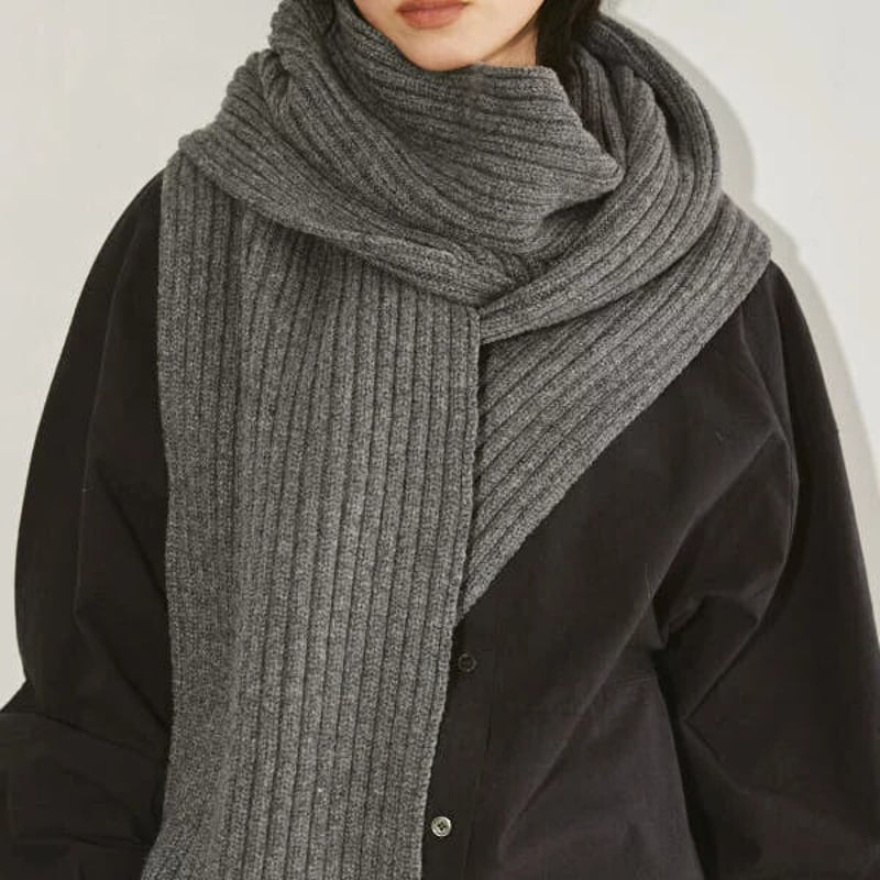 todayful Wool Rib Stoleレディース