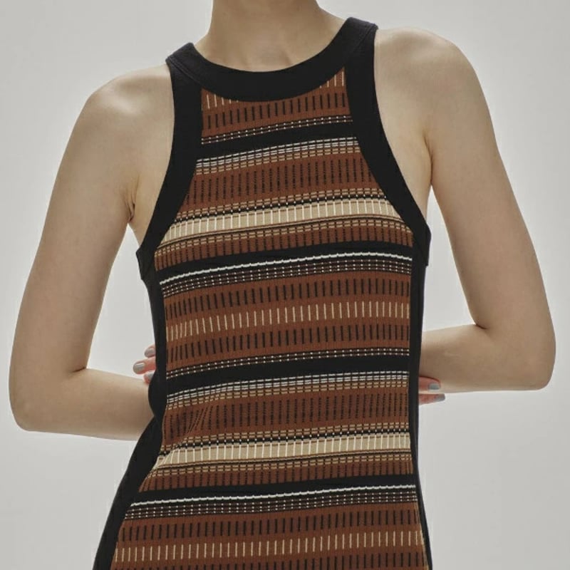 TODAYFUL Jacquard Border Dress