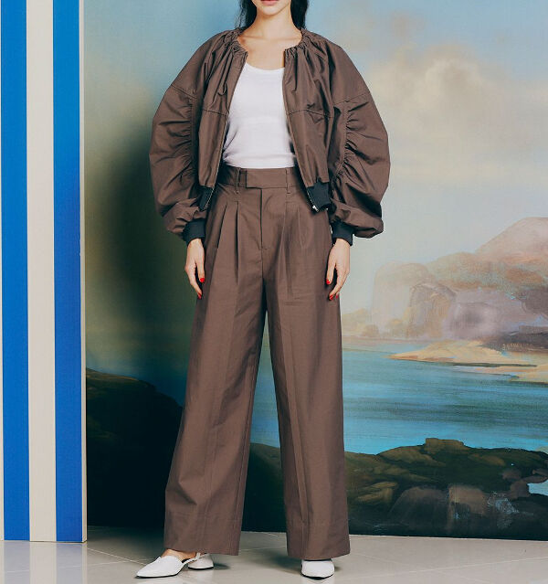 DOUBLE STANDARD CLOTHING Sov. / イレギュラーギャザーブルゾン  