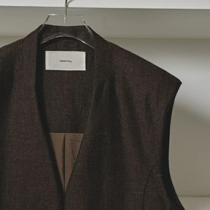 TODAYFUL トゥデイフル Linen Over Vest リネンオーバーベスト 1251