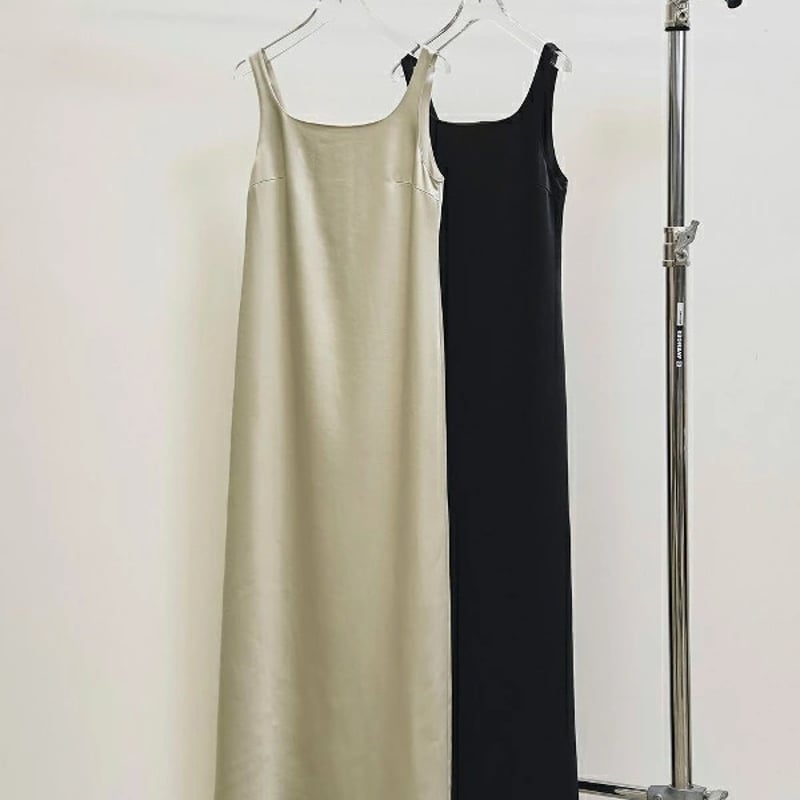 TODAYFUL トゥデイフル Squareneck Satin Dress スクウェアネック