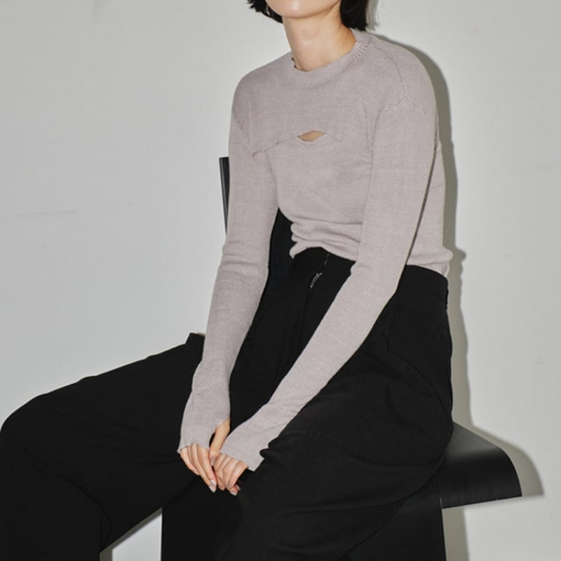 TODAYFUL トゥデイフル LIFE's ライフズ / Layered Linen Kni