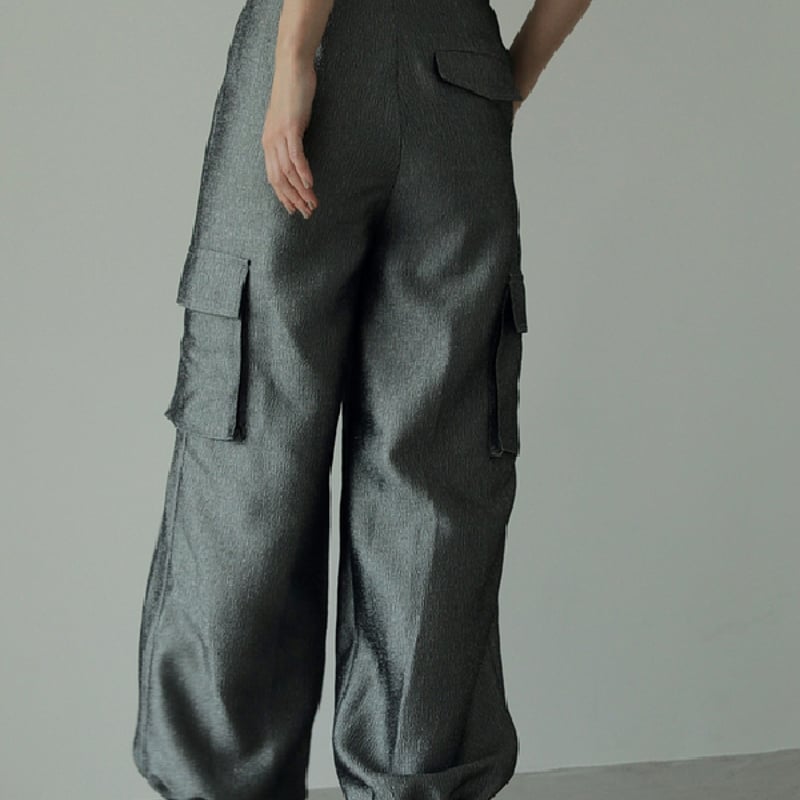 タグ付き美品1回着用【anuke】Glitter Cargo Pants 36 【公式通販】