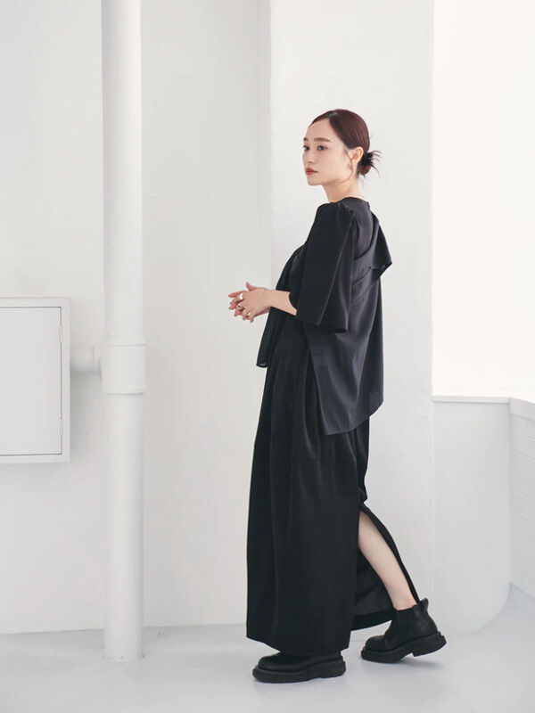 Hella VINTAGE SATIN COCOON DRESS一度のみ着用 Hella VINTAGE SATIN COCOON DRESS一度のみ着用
