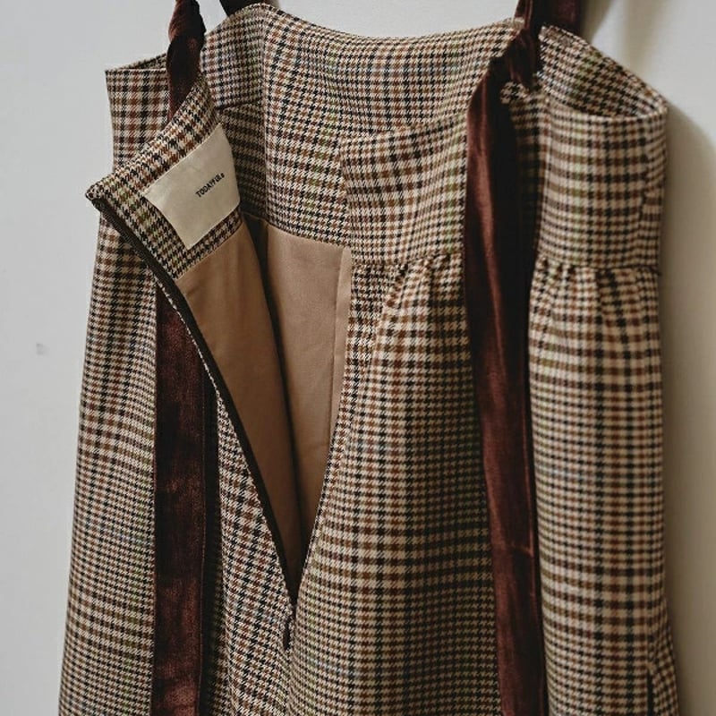 TODAYFUL トゥデイフル Check Wide Combinaison チェックワイドコ