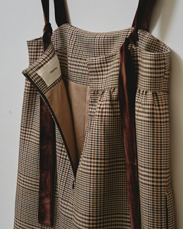 TODAYFUL トゥデイフル Check Wide Combinaison チェックワイドコ