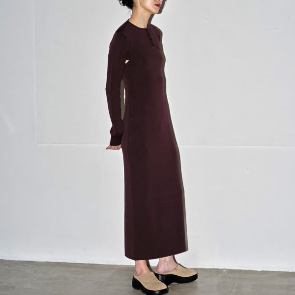 TODAYFUL トゥデイフル / Squareneck Knit Dress スクエアネック