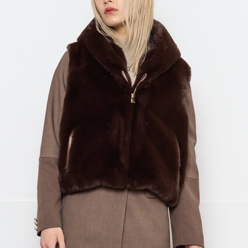 Muel Chic ミュエルシック / Mont Fake mouton Vest モントフェ