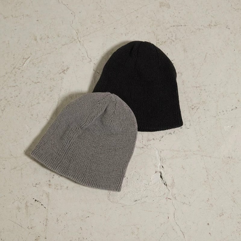 CAVEZA ROSSO カベサロッソ リブニットビーニー A353733 | BLUE LOTUS