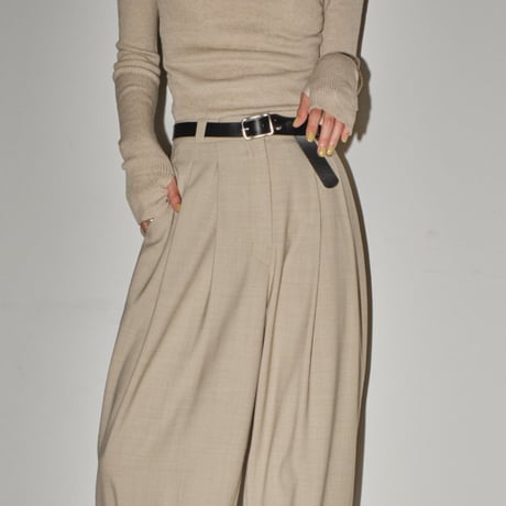 TODAYFUL トゥデイフル / Highwaist Tuck Trousers ハイウェストタックトラウザーズ パンツ / 12310726 吉田怜香