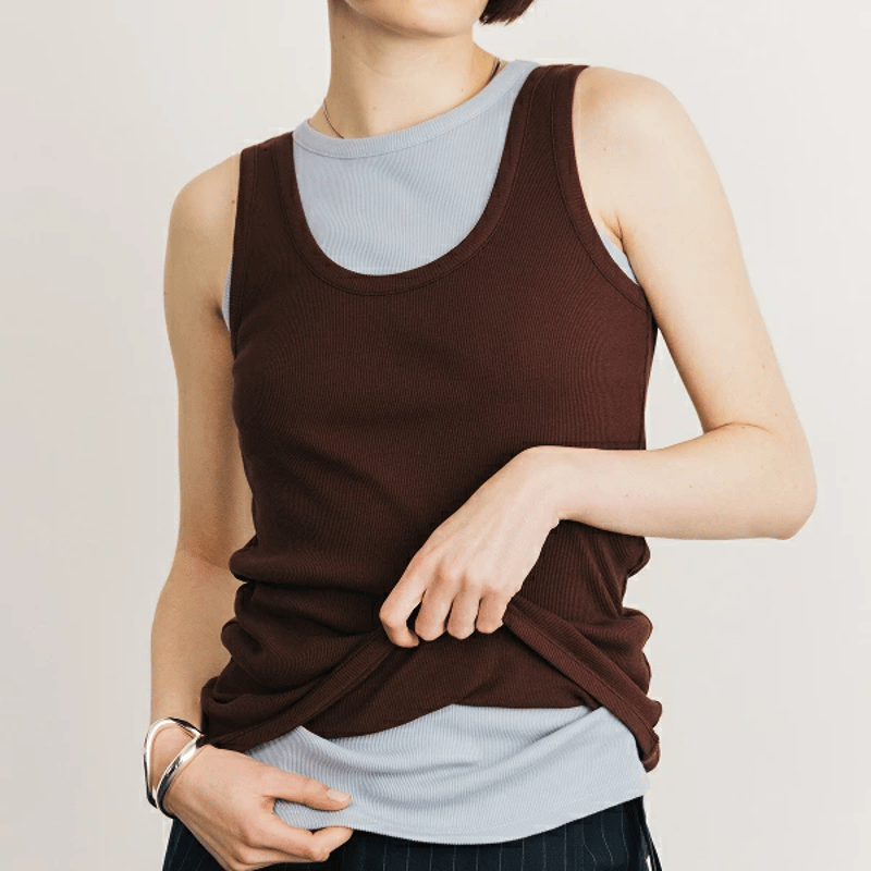 CREDONA ♡ THE LAYERED TANK CREDONA クレドナ THE LAYERED TANK ザレイヤードタンク タンクトップ