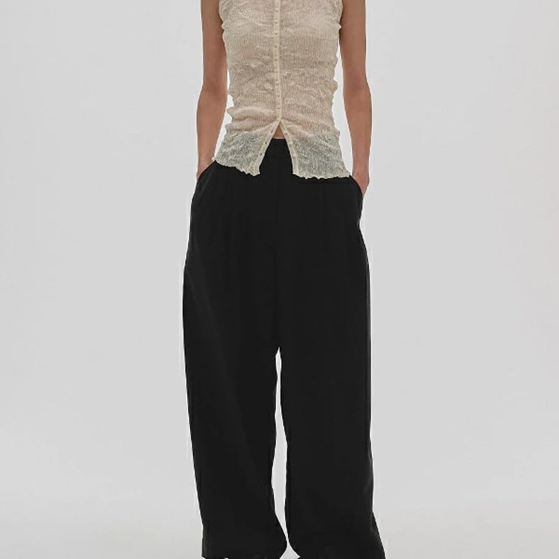 Todayful パンツ TODAYFUL トゥデイフル Lightweight Tuck Trousers ライトウェ